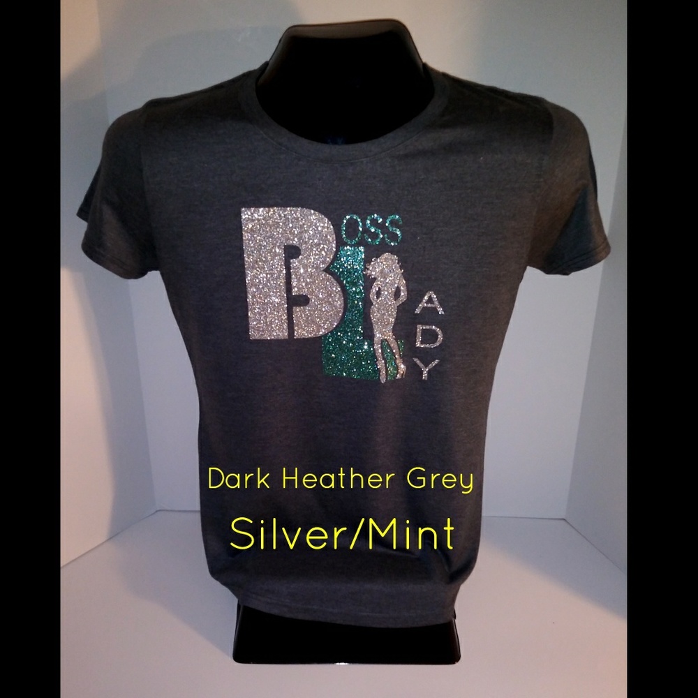 Boss Lady Glitter T-Shirts